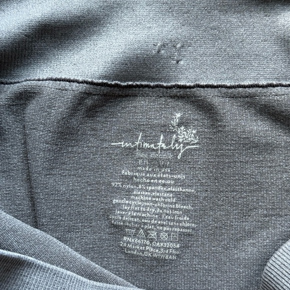 Free people intimately seamless ribbed biker shorts yoga running XS/S SMALL GREY - Picture 7 of 11